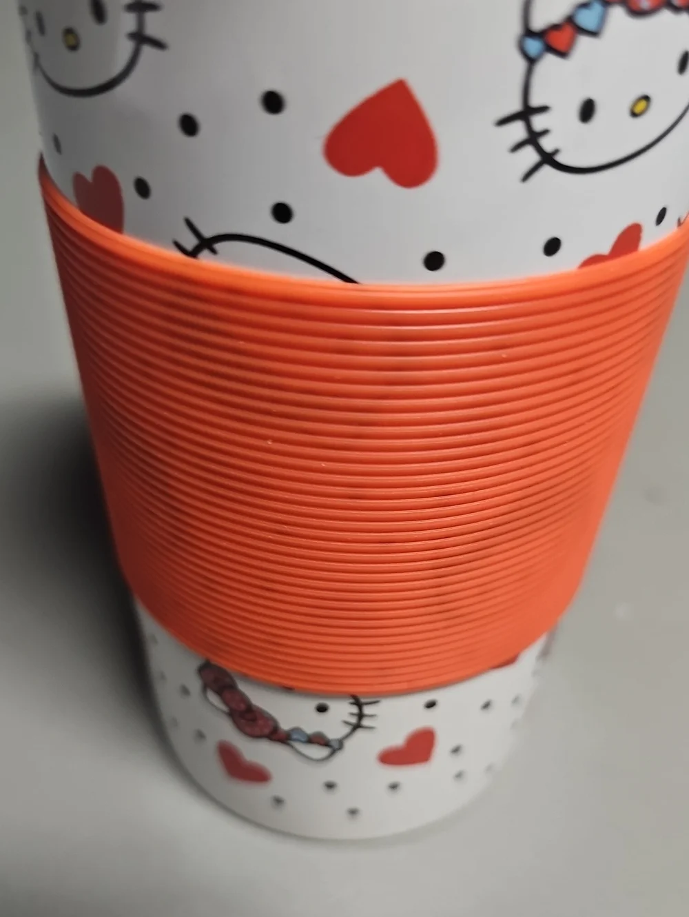 Sanrio Hello Kitty Megatoys Ceramic Tumbler Travel Mug NWT 12oz Kawaii Style
